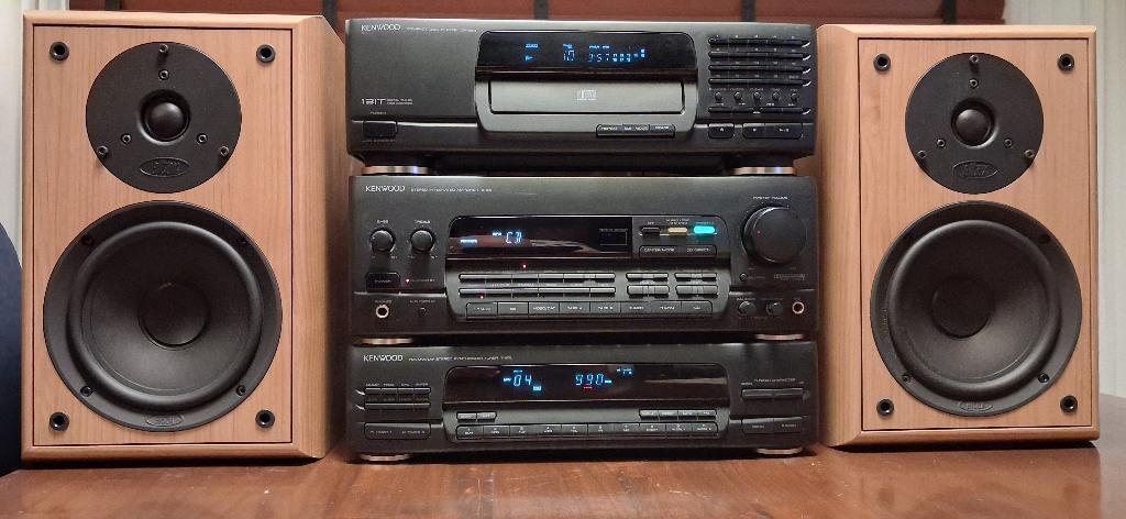 Kenwood stereoset, Audio, Tv en Foto, Stereo-sets, Zo goed als nieuw, Cd-speler, Tuner of Radio, Speakers, Overige merken, Losse componenten