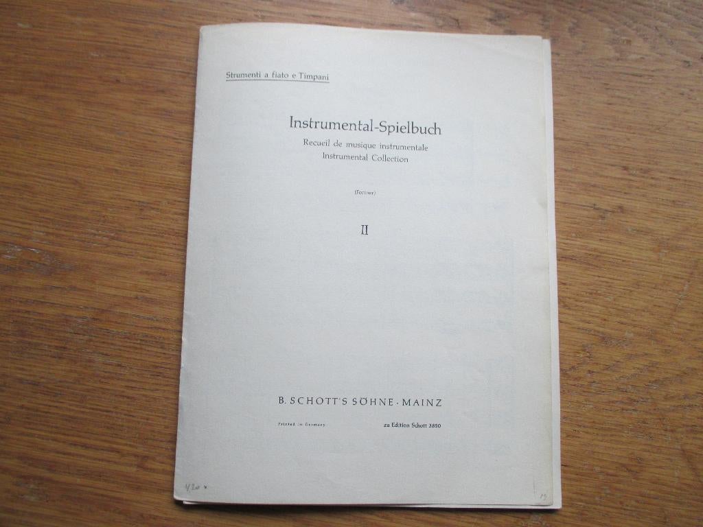 Instrumental-spielbuch - cello 14 muziekstukjes, Gebruikt, Klassiek, Ophalen of Verzenden, Viool of Altviool