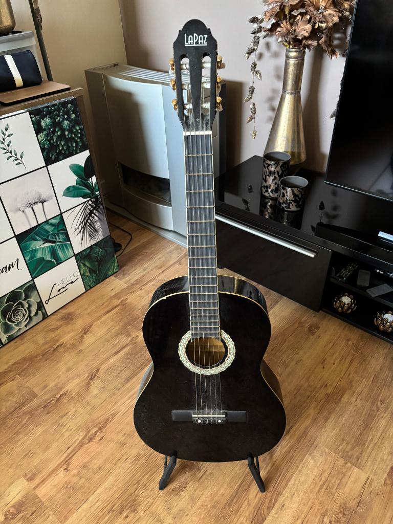 Gitaar plus standaard, Ophalen of Verzenden, Gebruikt