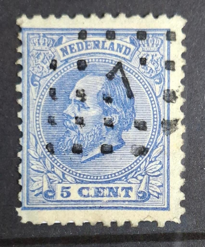 Puntstempel zegel nr 7 Appingedam  nvph nr 7, Ophalen of Verzenden