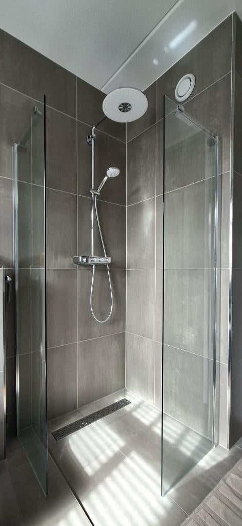 Douchecabine, Doe-het-zelf en Verbouw, Sanitair, Ophalen, Zo goed als nieuw, Glas, Douche