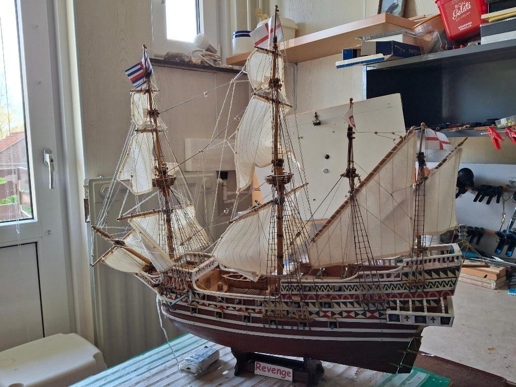 Houten modelboot, Ophalen, Zo goed als nieuw, 1:50 tot 1:200, Overige merken