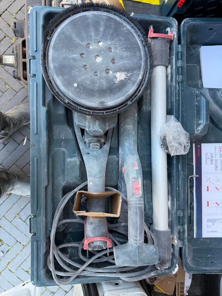 Bosch schuurmachine met lange steel - Gebruikt gtr 55-225, Ophalen of Verzenden, Gebruikt, 600 tot 1200 watt, Overige typen