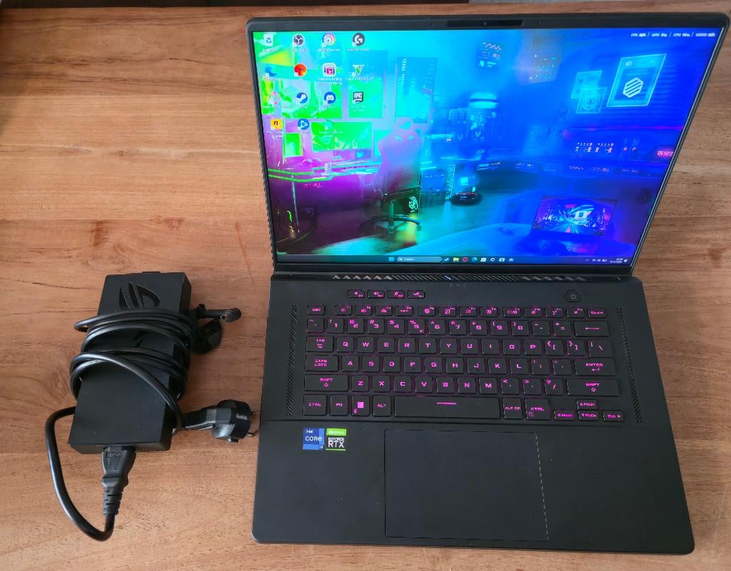 ASUS ROG Zephyrus M16 | i9 |32GB |RTX3070Ti| 1TB | Topstaat!, Computers en Software, Windows Laptops, Zo goed als nieuw, 16 inch
