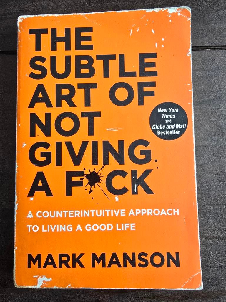 The Subtle Art of Not Giving a F*ck - Mark Manson, Ophalen of Verzenden
