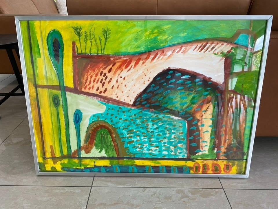 Schilderij van Pascal Verzijl, Ophalen