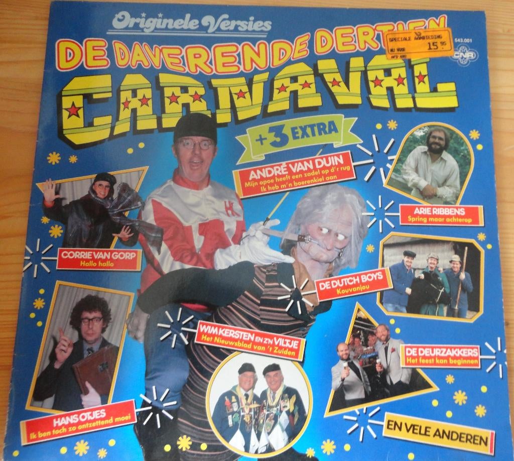 De Daverende Dertien + 3 extra (LP, Cd's en Dvd's, Vinyl | Nederlandstalig, Ophalen of Verzenden, Gebruikt, 12 inch, Levenslied of Smartlap