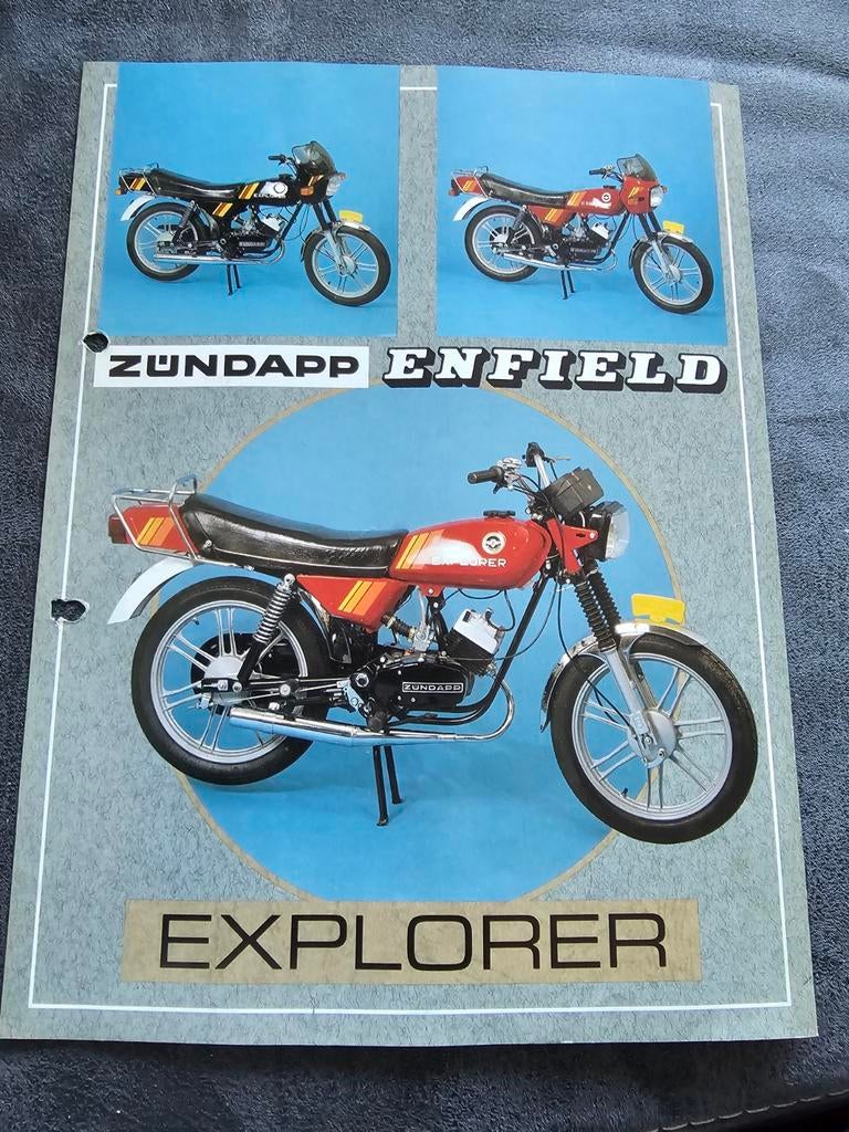 ZUNDAPP ENFIELD A 4 PROPECT 0RIGINEEL., Ophalen of Verzenden, Gebruikt