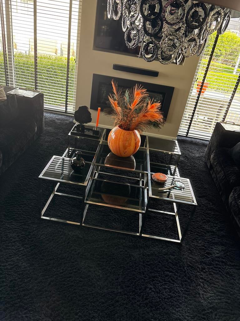 Luxe Salontafel Eichholtz - Modern Design, 100 tot 150 cm, Ophalen of Verzenden, Overige vormen, Minder dan 50 cm