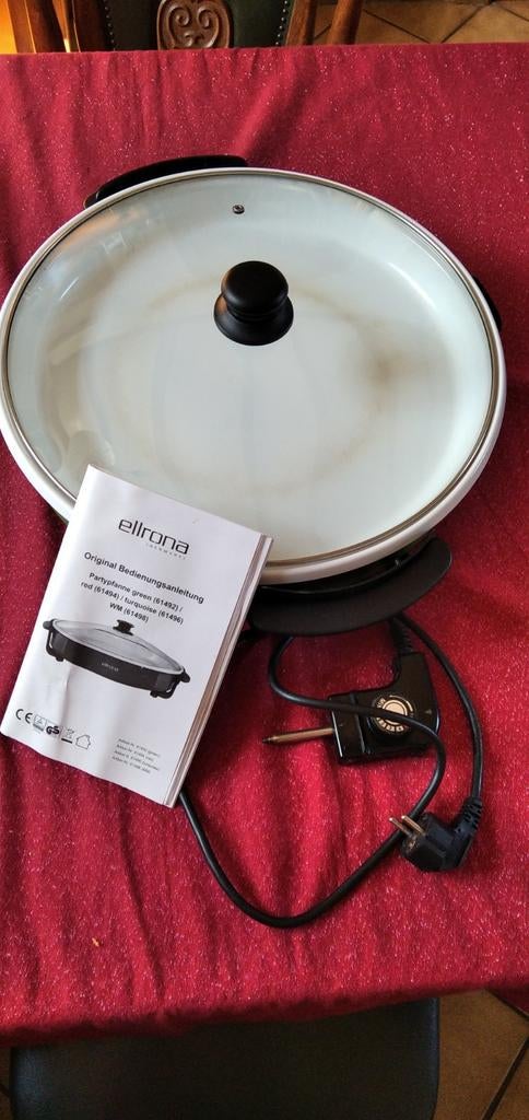 Ellrona elektrische partypan, Huis en Inrichting, Ophalen of Verzenden, Gebruikt, Overige materialen