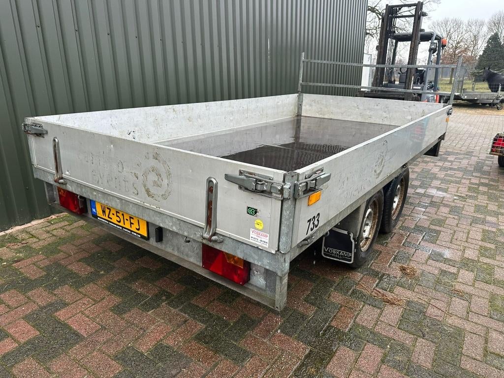 Grote plateau tandemasser 2700 kg !!, Ophalen of Verzenden, Zo goed als nieuw