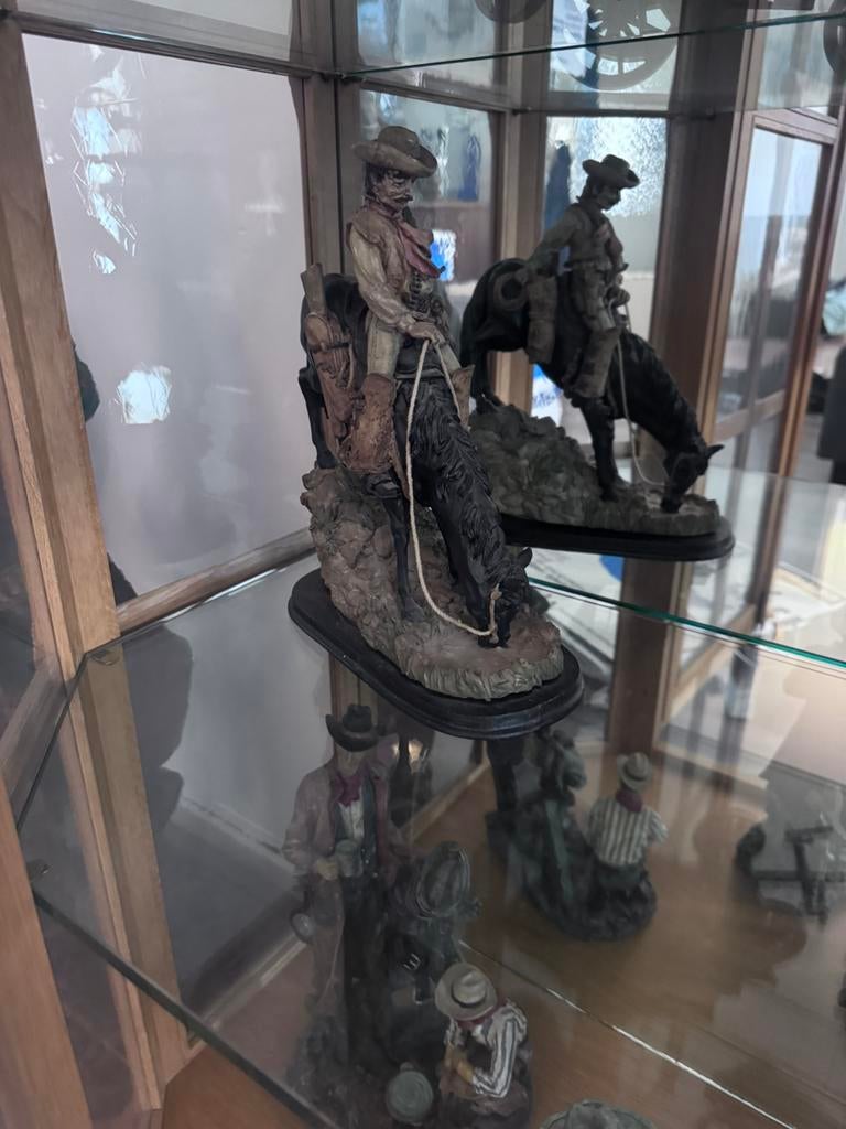 Cowboy beeld, Verzamelen, Beelden en Beeldjes, Ophalen, Zo goed als nieuw, Mens