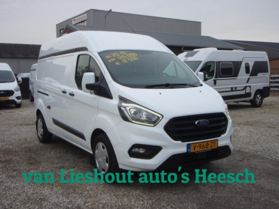 Ford Transit Custom 320 L2H2 Trend nette auto 126969 km bj 1, Voorwielaandrijving, 4 cilinders, Wit, Origineel Nederlands