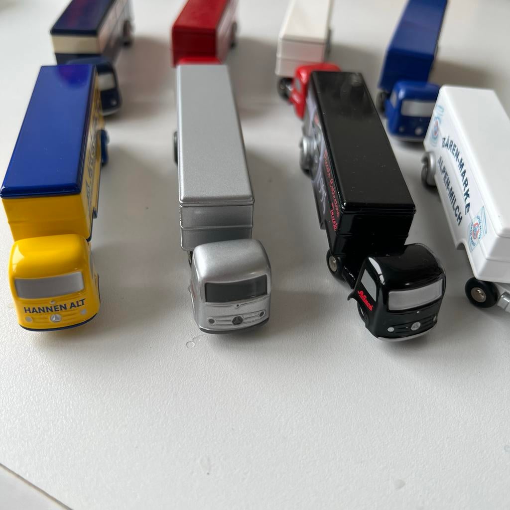 Schuco modelauto's vrachtwagens - Diverse modellen, Gebruikt, 1:50 of kleiner, Truck, Ophalen