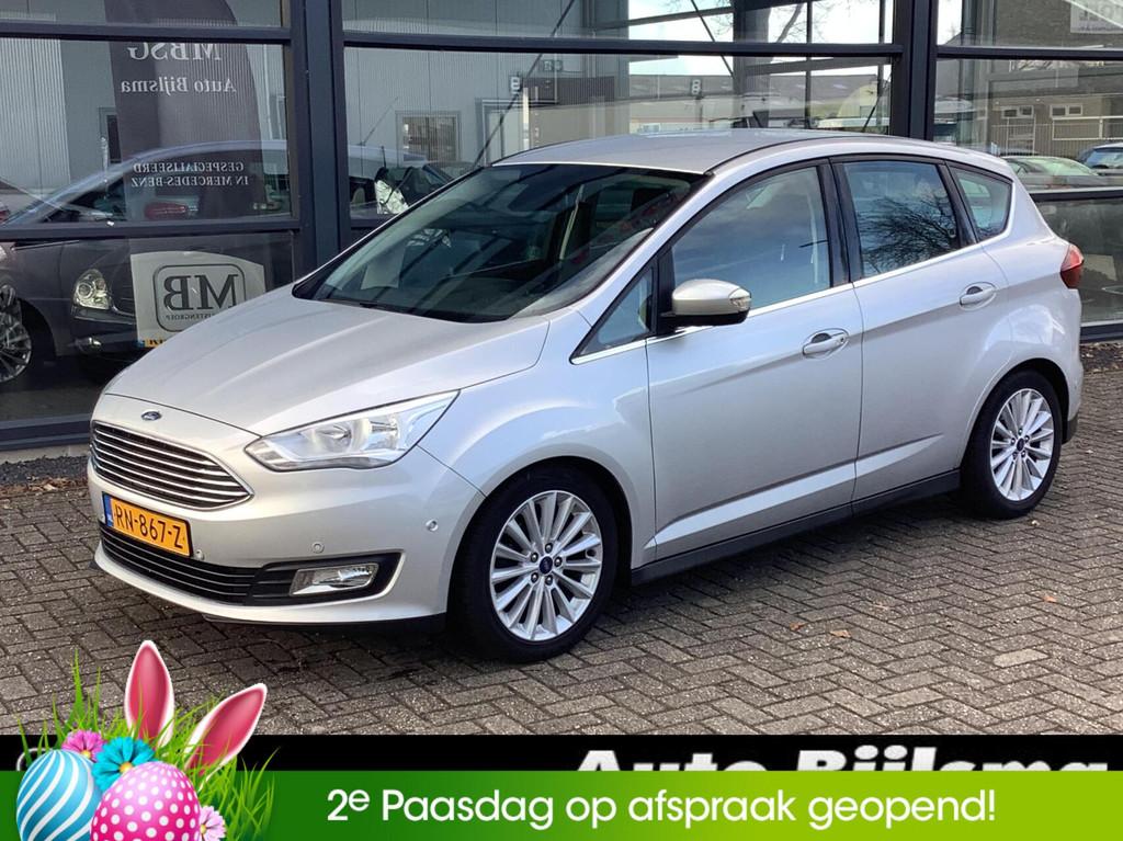 Ford C-Max 1.0 Titanium cruise control, navi, trekhaak, Voorwielaandrijving, 125 pk, Gebruikt, Euro 6