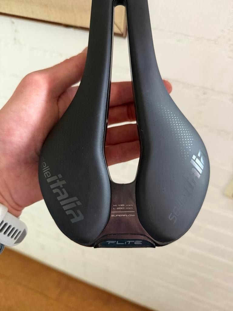Selle Italia Flite Superflow zadel, Ophalen, Gebruikt, Zadel