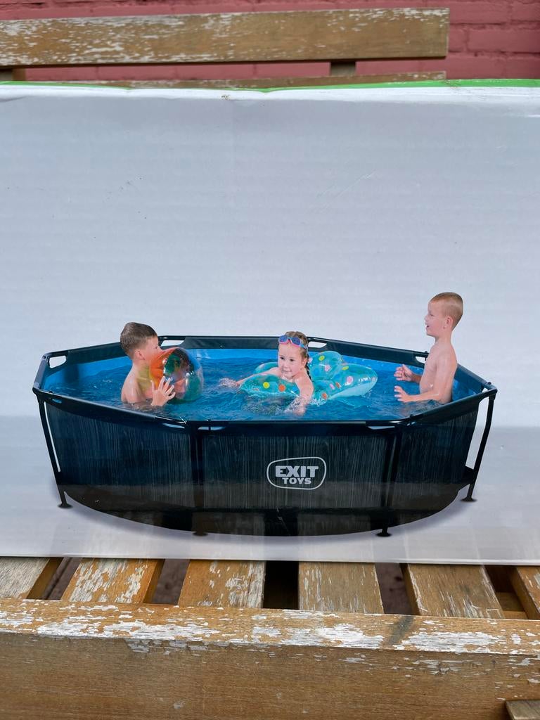 Complete EXIT Zwembad Set met toebehoren - ZGAN, Ophalen, 200 tot 300 cm, 80 tot 120 cm, Zo goed als nieuw