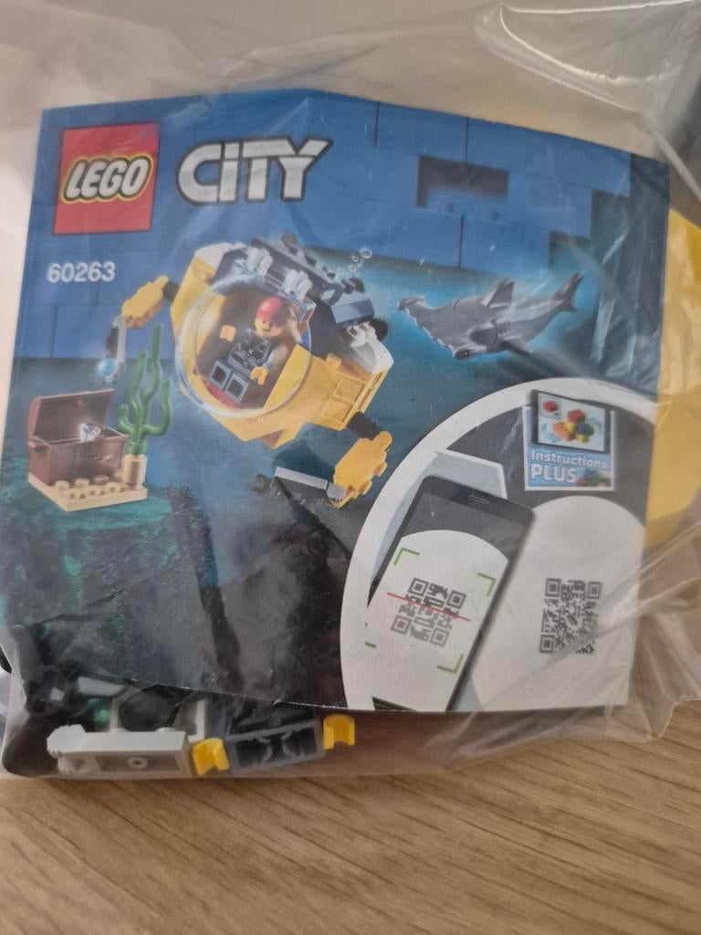 Lego City 60263 Oceaan Mini-onderzeeër - Compleet, Ophalen of Verzenden, Zo goed als nieuw, Complete set, Lego