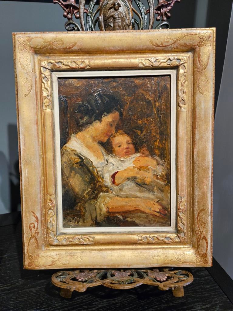 Schilderij Simon Maris (1873-1935), Ophalen