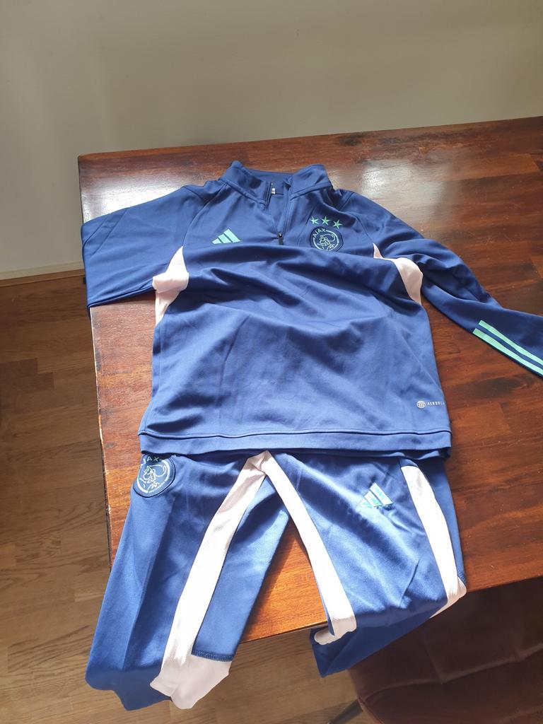 Ajax trainingspak, Ophalen, Blauw, Overige maten, Zo goed als nieuw