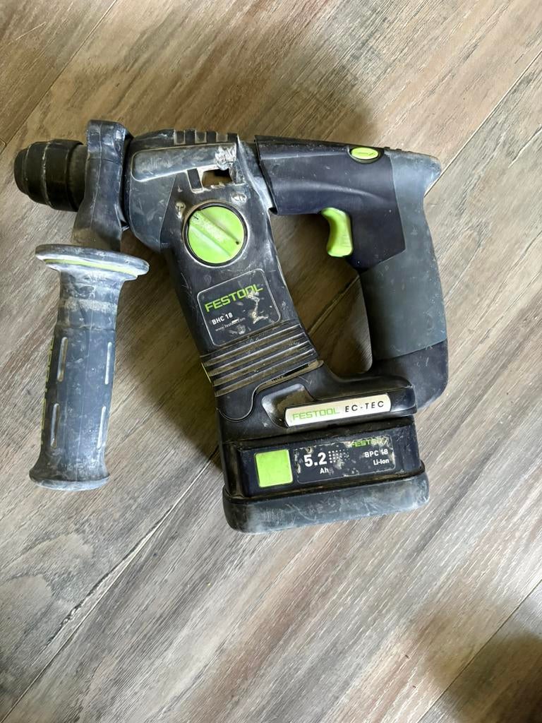 Festool bhc 18 boorhamer met accu, Doe-het-zelf en Verbouw, Gereedschap | Boormachines, Ophalen, Zo goed als nieuw, Boor- en/of Breekhamer