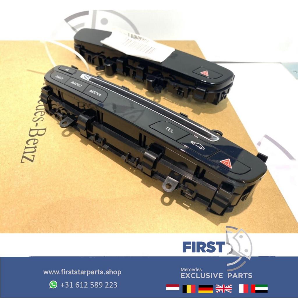 A2059052201 radio knoppen alarmlicht schakelaar Mercedes C G, Gebruikt, -, Ophalen of Verzenden, -