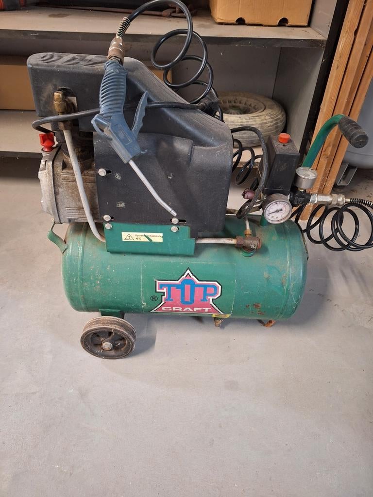 Compressor merk Top craft, Minder dan 25 liter, Ophalen, Minder dan 200 liter/min