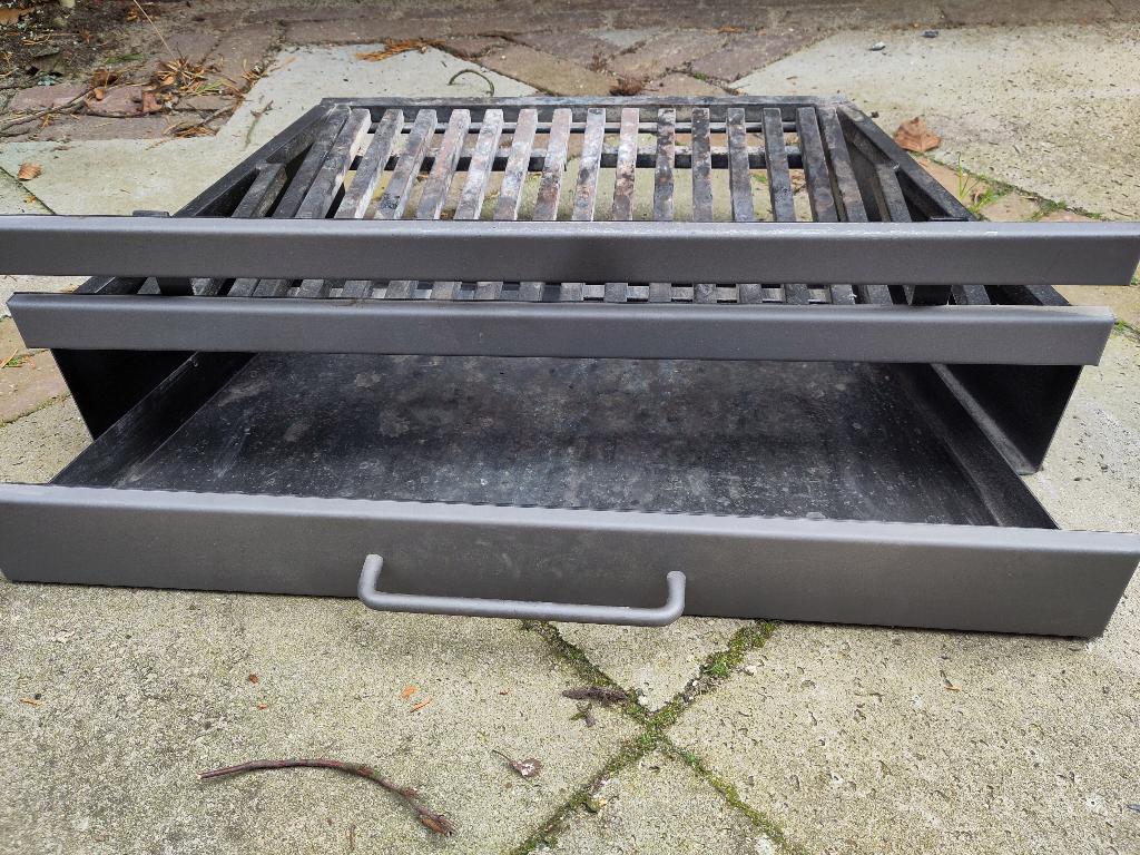 Haard inzet met as lade, Ophalen, Zo goed als nieuw, Inzethaard, Houthaard