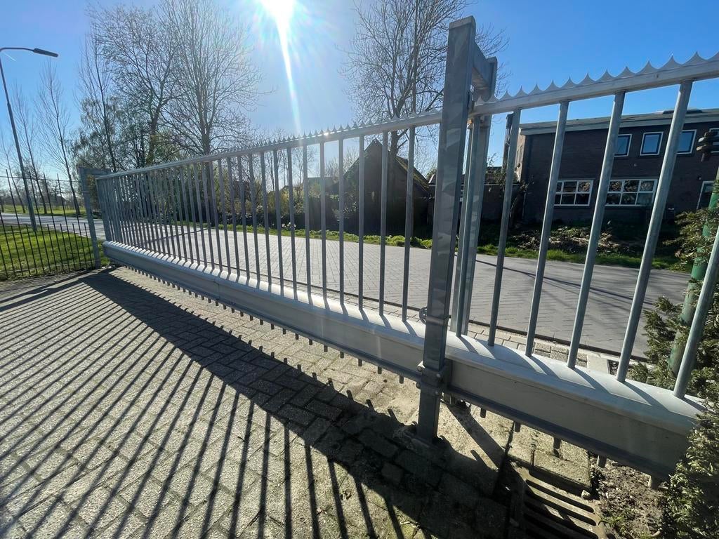 Heras Schuifpoort - Gebruikt, Goede Staat, Ophalen, Met poort, Gebruikt, Spijlenhekwerk