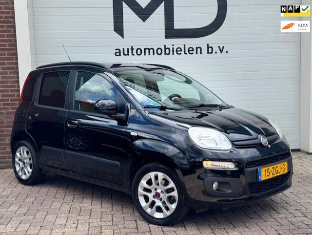 Fiat Panda 0.9 TwinAir Sempre -NAP-Airco-Nederlandse auto, Voorwielaandrijving, Euro 5, Zwart, Panda