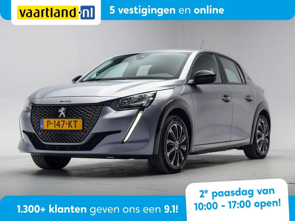 Peugeot 208 EV Active 50 kWh 3-Fase [ Navigatie Stoelverwarm, Gebruikt, Origineel Nederlands, Zilver of Grijs, 1430 kg