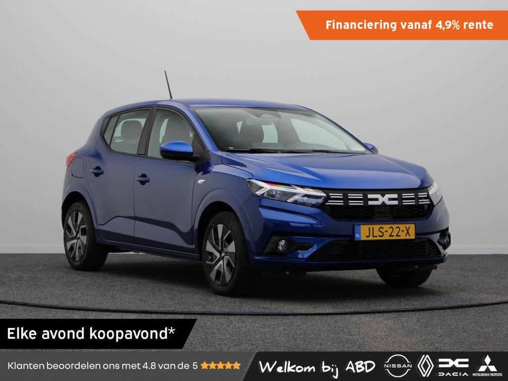 Dacia Sandero TCe 90pk Expression | Achteruitrijcamera | Par, Auto's, Dacia, Voorwielaandrijving, Stof, Gebruikt, Euro 6