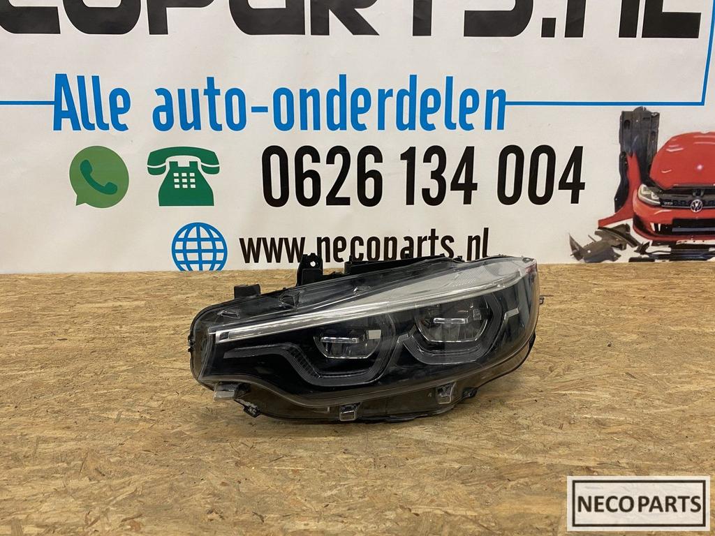 Bmw F36 F82 M4 lci adaptieve led koplamp links 7498919-01, Gebruikt, Voor, Ophalen of Verzenden, Bumper