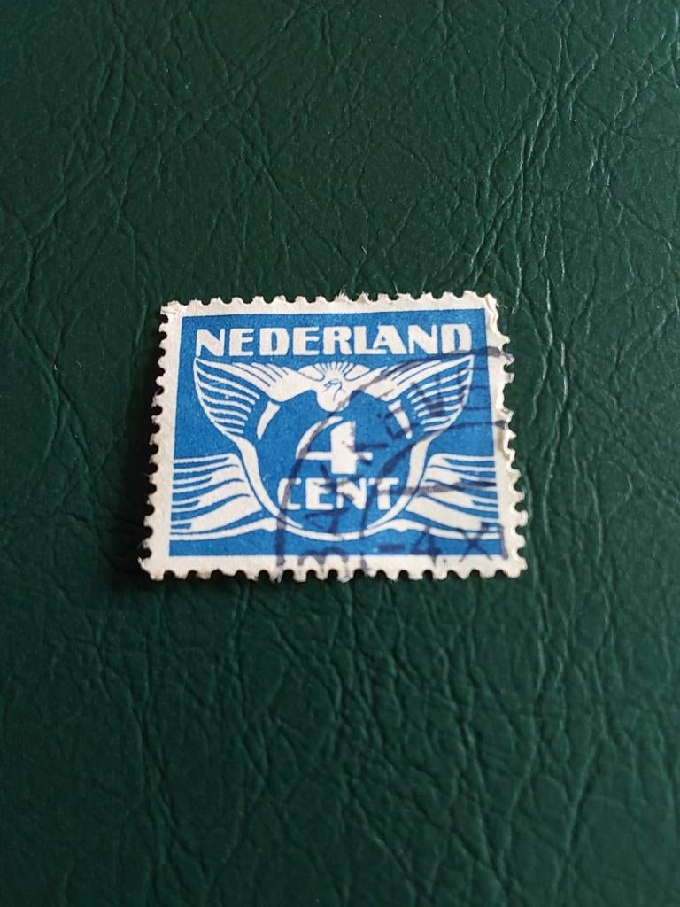 Nvph 176. Vliegende Duif.  Gestempeld Bakkeveen, Ophalen of Verzenden