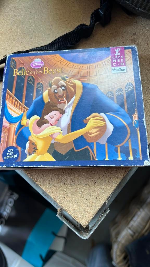 Disney Belle en het Beest CD met boekje, Ophalen of Verzenden, Gebruikt, Verhaal of Sprookje, 3 tot 5 jaar