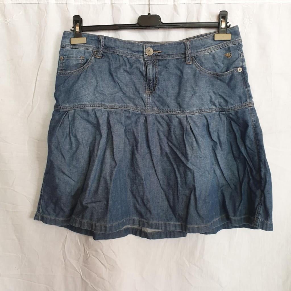 Leuke blauwe spijkerrok. Mt 40. Merk Esprit, Maat 38/40 (M), Blauw, ., Ophalen of Verzenden