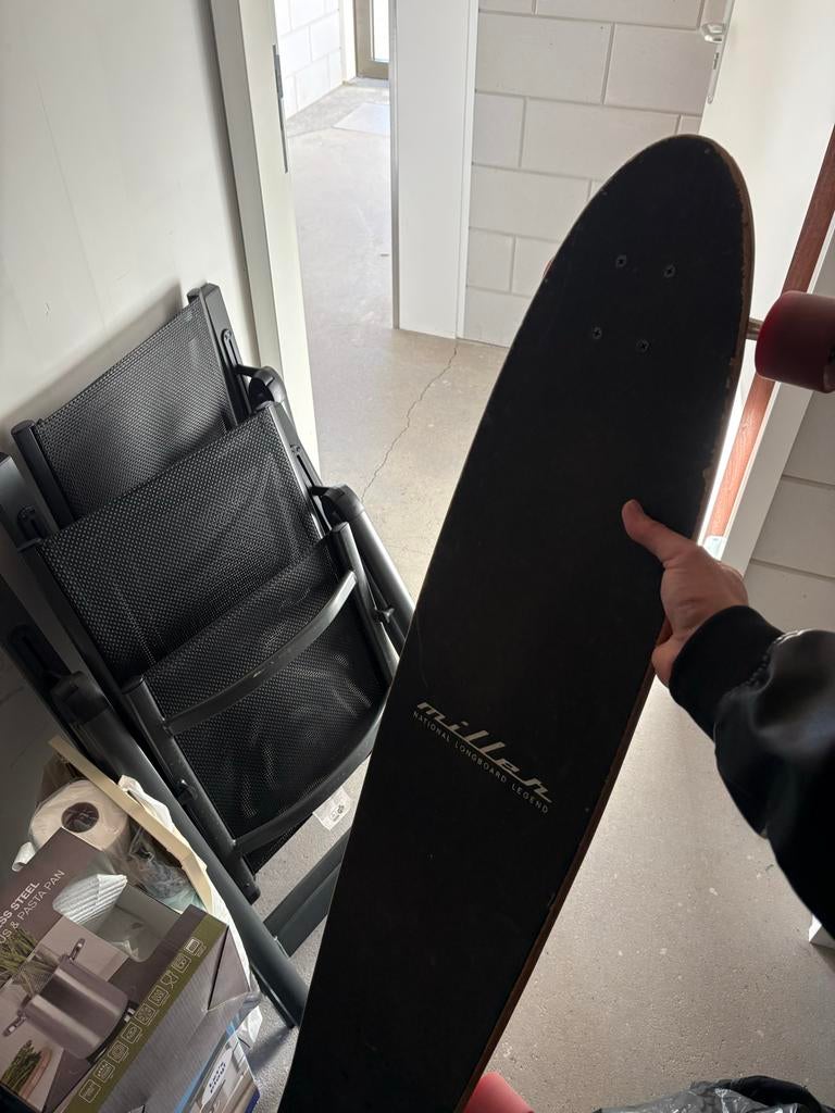 Milner longboard 20eu moet weg!, Ophalen of Verzenden, Gebruikt, Skateboard, Longboard