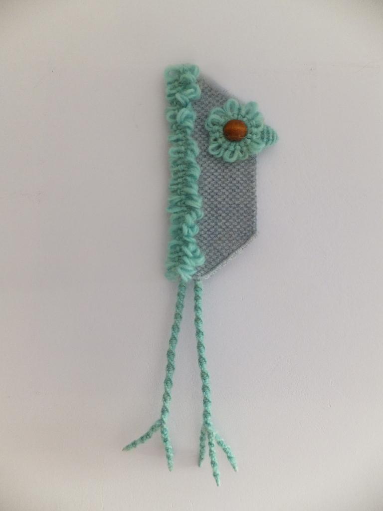 macrame vogel vintage handgemaakt (planten)wand urban jungle, Ophalen