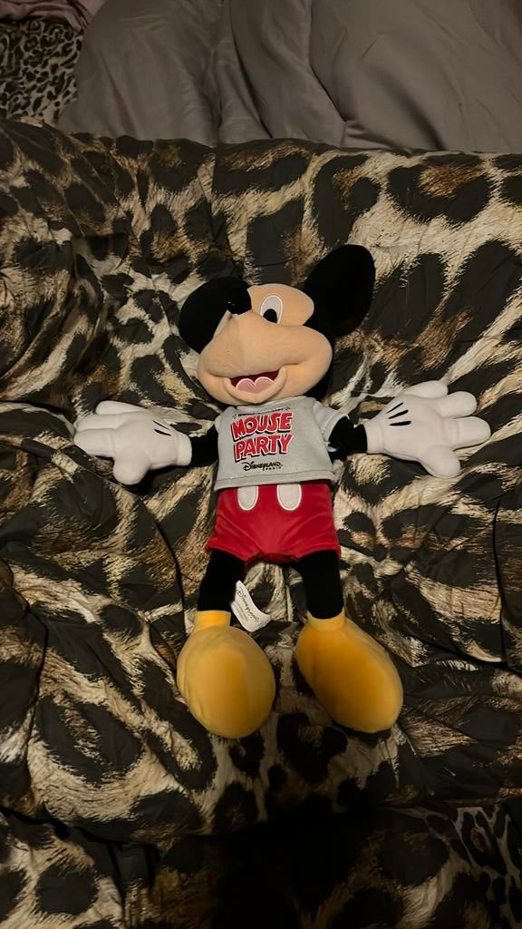 Mickey mouse, Ophalen of Verzenden, Mickey Mouse, Zo goed als nieuw, Beeldje of Figuurtje