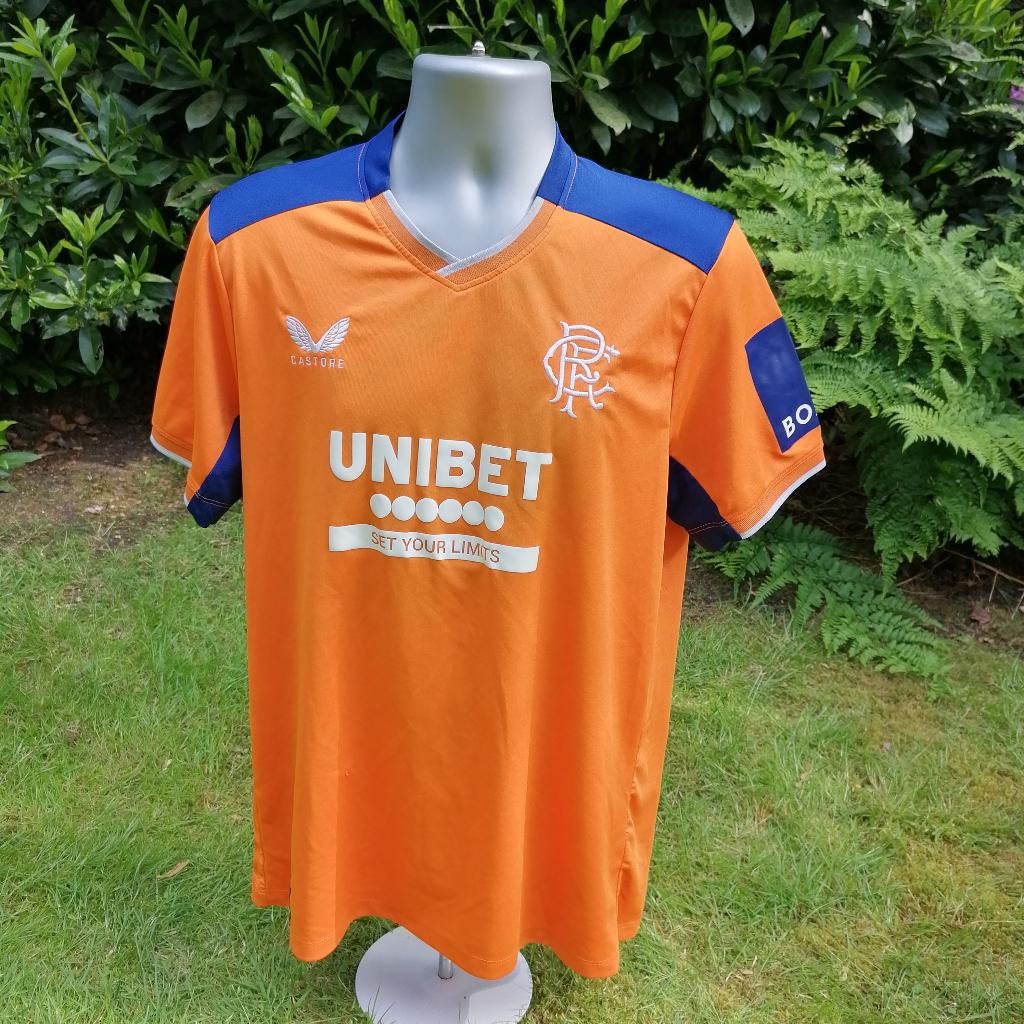 Rangers 2022-23 uitshirt Castore maat L, Maat L, Ophalen of Verzenden, Gebruikt, Shirt