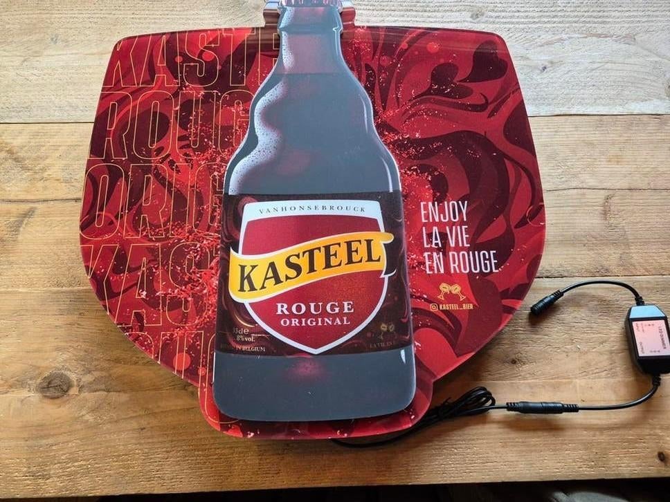 Nieuwe Kasteel Rouge LED-lamp voor bar of mancave, Ophalen, Nieuw, Bar, mancave, bier, decoratie