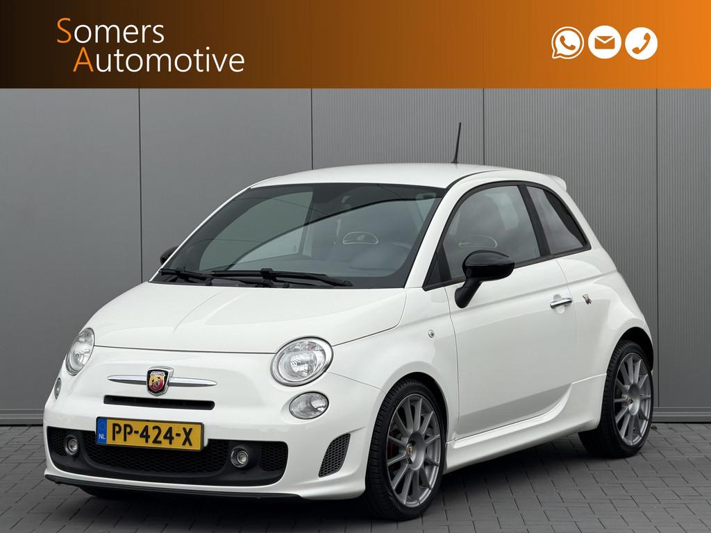 Abarth 500 1.4-16V T-Jet | Custom Leder | 17" | Sportuitlaat, Voorwielaandrijving, Euro 5, Zwart, 4 cilinders