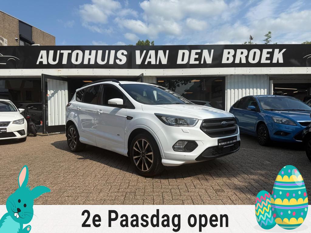 Ford Kuga 2.0 242Pk 4X4 St-Line|Automaat|Xenon|Cruise|Navi|C, Gebruikt, Zwart, 4 cilinders, Wit