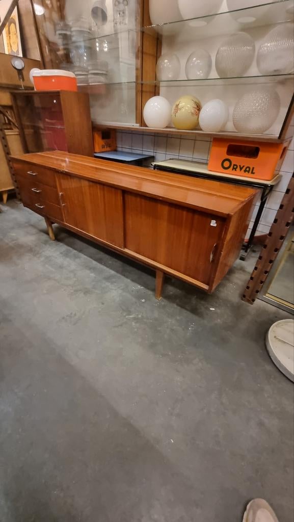 Vintage sideboard jaren 60 180cm lang, Ophalen