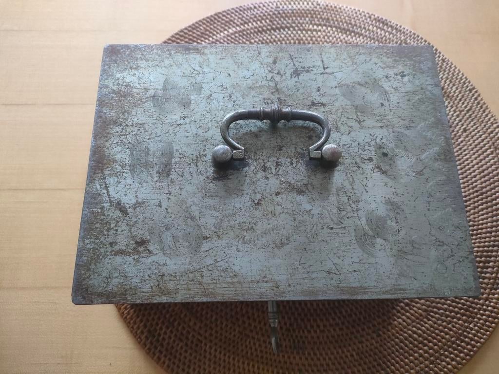 Oud geldkistje, Ophalen, Minder dan 50 cm, Minder dan 50 cm