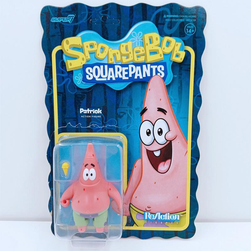Patrick Star Super7 ReAction 2020 Action Figure, Ophalen of Verzenden, Zo goed als nieuw
