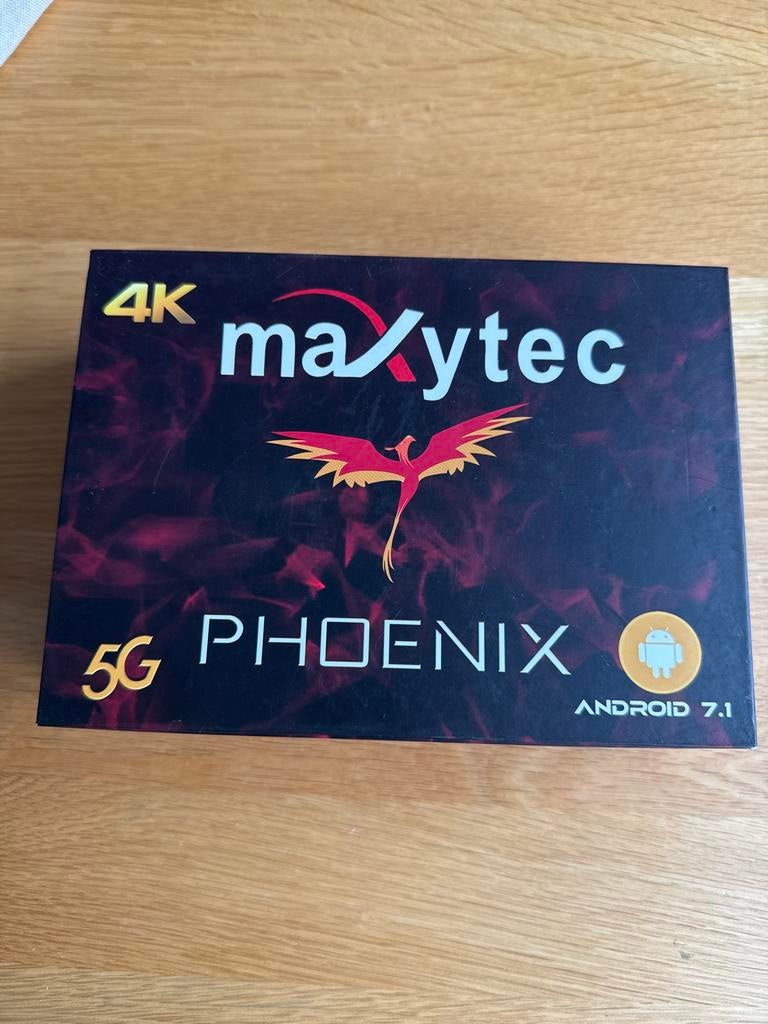 Maxytec Phoenix 4K 5G Android 7.1 mediaspeler, Ophalen of Verzenden, Gebruikt, HDMI, Zonder harde schijf