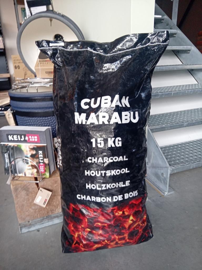 Cuban Marabu Houtskool 15 KG, Minder dan 3 m³, Ophalen, Overige houtsoorten, Blokken