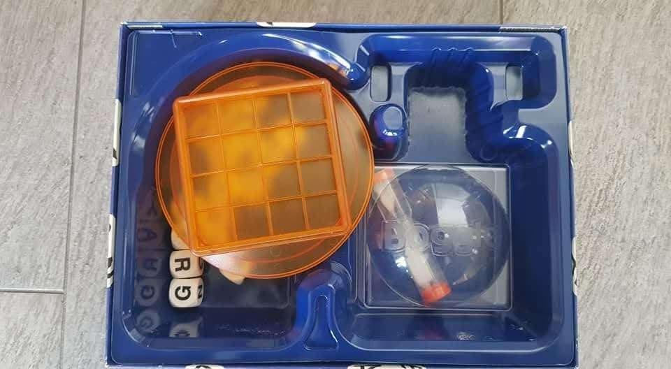 MB Boggle bordspel, Ophalen of Verzenden, Gebruikt