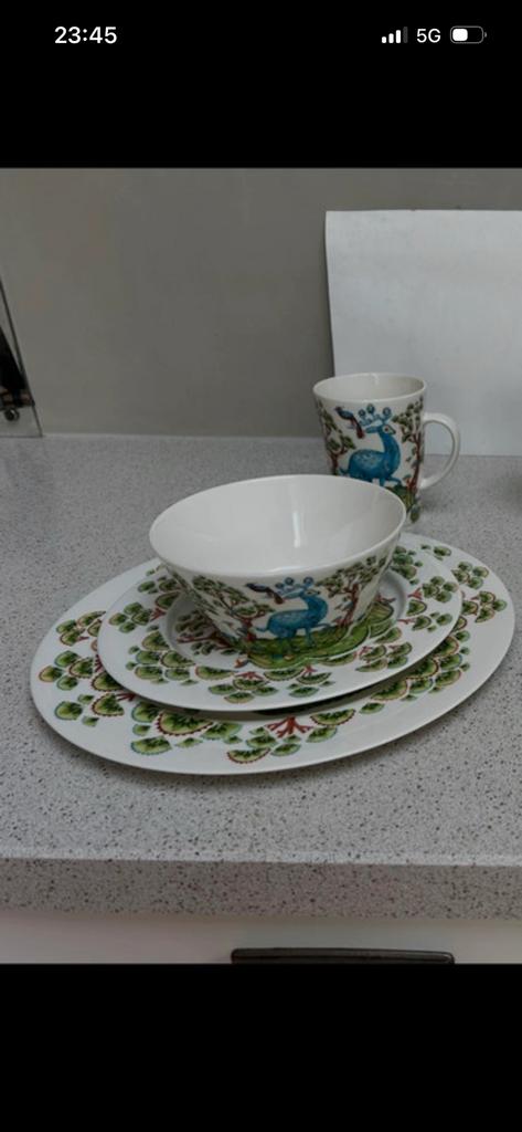 Iittala Satumetsa servies, per set, Gebruikt, Ophalen of Verzenden, Bord(en), Overige stijlen